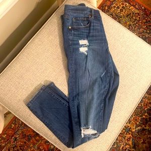 LOFT distressed jeans